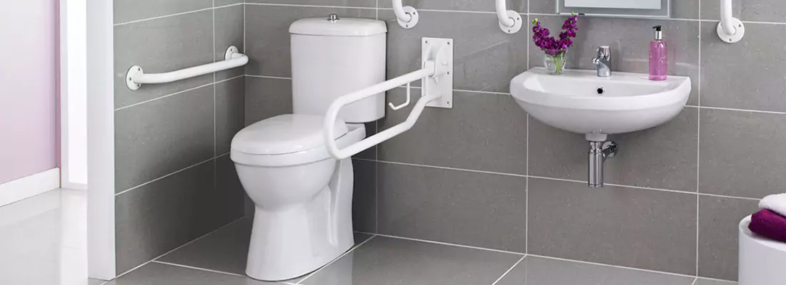 Modern Handicap Bathroom Solutions with Safety Features in Ives Estates, FL